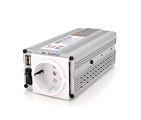 Инвертор напряжения Mervesan MSI-300-12 (300W) 12/220V approximated 1Shuko USB клеммы + зажимы Q16
