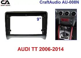 Рамка перехідна CraftAudio AU-008N-2 AUDI TT 2006-2014 9"