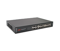 Коммутатор Gigabit Ethernet ONV-H3024 в металлическом корпусе, 24*1000Мб портов, 330х204х44 мм