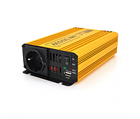 Инвертор напряжения Mexxsun MXSPSW-300, 12V/220V, 300W с правильной синусоидой, 1 Shuko, клеммные провода, Q8