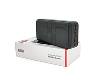 PowerBank XO-PR189-30000mAh, Input: Type-C+Micro USB, Output:2USB+Type-C, QC22.5W/PD20W, Black, Q44