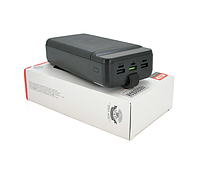 Повербанк XO-PR157-40000mAh, Input:Micro/Type-C+Lightning, Output:2USB+Type-C, QC22.5W/PD20W, Led light,