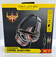 Ігрові навушники з мікрофоном Ovleng X7 Black SmartStore