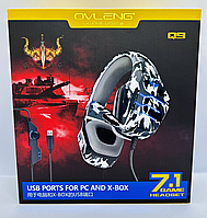Ігрові навушники з мікрофоном Ovleng Q9 камуфляж SmartStore
