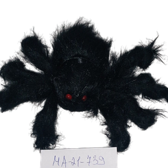 Декоративний чорний павук на Хеллоуїн 25 см MA21-739 H