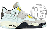 Женские кроссовки Air Jordan 4 Retro Craft Light Blue Grey Black ALL11533