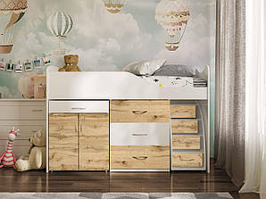 Ліжко горище (Білий корпус) "BED-ROOM No5"