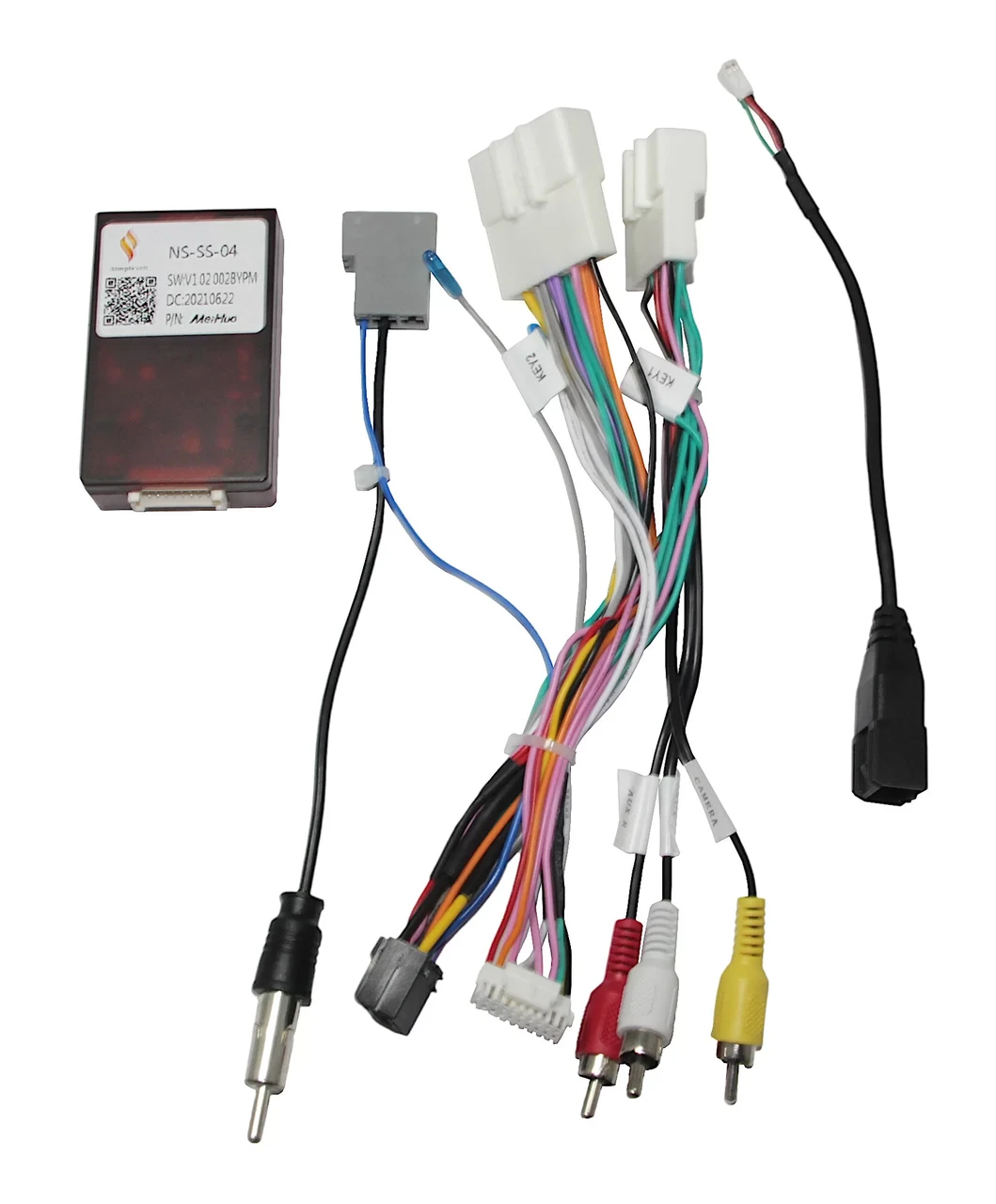 Комплект дротів для магнітол 16PIN SimpleSoft NS-SS-04 Nissan Qashqai II 2014+, X-Trail 2015+ (T32)