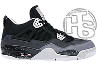 Мужские кроссовки Air Jordan 4 Retro Fear Pack Black Grey 626969-030