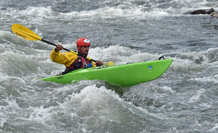Туристична байдарка спортивна Discovery 430T пластиковий рибальський човен, корпусний каяк для риболовлі, фото 1