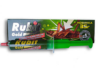 Гель шприц від тарганів та інших комах в будинку Rubit Gold Агромаксі 35гр, фото 2