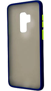 TPU чохол накладка Matte Color Case для Samsung Galaxy S9 Plus синій