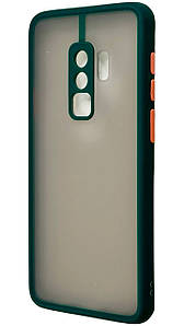 TPU чохол накладка Matte Color Case для Samsung Galaxy S9 Plus темно-зелений