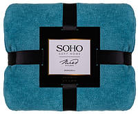 Текстиль для дома SOHO Плед флисовый, размер 200*230 см, Pattern blue TZP141