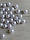 Бусини круглі " Перли" 10 мм білі 500 грам, фото 8
