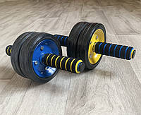 Тренажер для преса ПОДВІЙНИЙ. «Міць», фітнес ролик для спорту