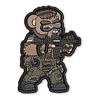 Шеврон, нашивка ВЕДМІДЬ ВОЇН з липучкою