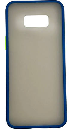 TPU чохол накладка Matte Color Case для Samsung Galaxy S8 Plus синій, фото 2