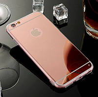 Зеркальный чехол накладка для Iphone 6, 6s, 7 Розовое золото, Iphone 7 "Lv"