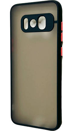 TPU чохол накладка Matte Color Case для Samsung Galaxy S8 Plus чорний, фото 2
