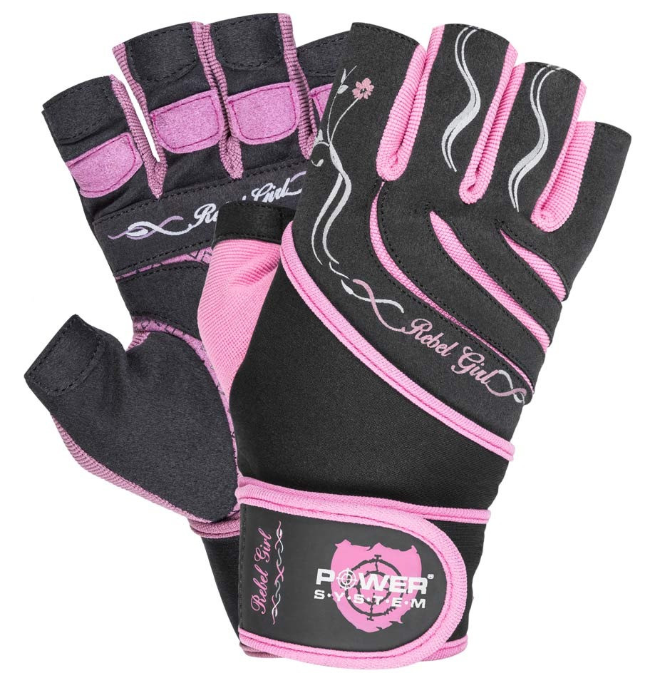Рукавички для фітнесу Power System PS-2720 Rebel Girl жіночі Pink S
