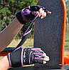 Рукавички для фітнесу Power System PS-2720 Rebel Girl жіночі Purple XS, фото 8