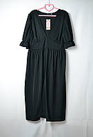 Чорна туніка, плаття з розрізом спереду boohoo розмір 52