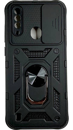 PC + TPU чохол Camshield Armor для ZTE Blade A7 2020 / чорний, фото 1