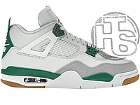 Мужские кроссовки Air Jordan 4 Retro White Pine Green DR5415-103