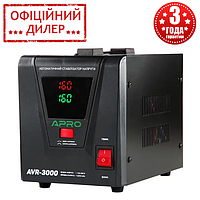 Релейный стабилизатор напряжения APRO AVR-3000 (2.4 кВт) Стабилизатор напряжения для дома и дачи