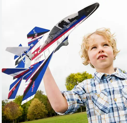 Мітальний Планер-Літак з моторчиком, фото 2