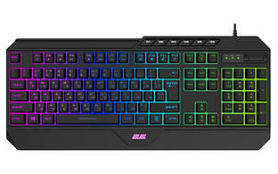 Клавіатура ігрова 2E Gaming KG315 RGB USB Black Ukr (2E-KG315UBK)