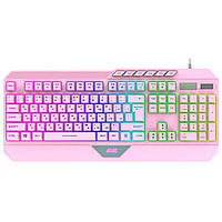 Клавіатура ігрова 2E Gaming KG315 RGB USB Pink Ukr (2E-KG315UPK)