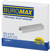 Скобы Buromax, №23\13, 1000 шт., металические, (BM.4406)