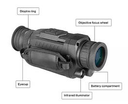 Прилад нічного бачення NV0535 Black цифрове полювання, фото 5