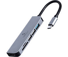 USB-хаб Cablexpert A-CM-COMBO6-02