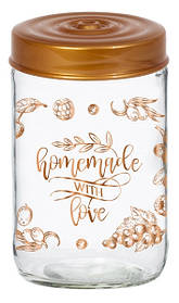 Банка HEREVIN Decorated Jam Jar 0.6 л Homemade With Love 171441-072