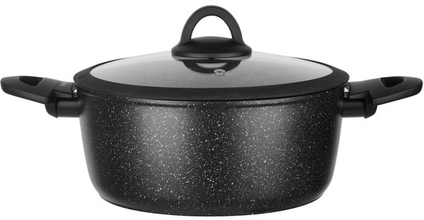 Каструля RINGEL Zira з кришкою низька 24 см (4.1л) (RG-21006-24)