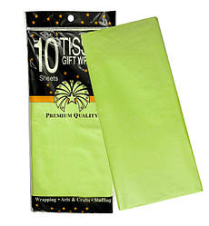 Папір тишею салатовий, 10 шт., розмір 65*50 см