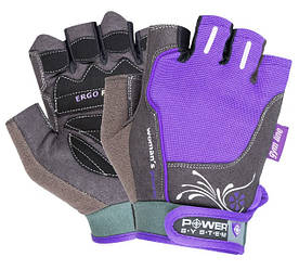 Рукавички для фітнесу Power System PS-2570 Woman’s Power жіночі Purple XS