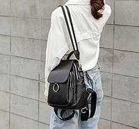 Кожаная женская сумка-рюкзак, кожаная сумка рюкзак для девушек "Lv"