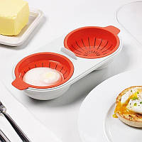 Яйцеварка SteamEgg для мікрохвильової печі, пароварка для яєць пластикова, форма для приготування яєць без шкаралупи