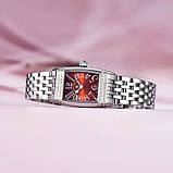 Жіночий кварцовий годинник із сапфіровим склом Pagani Design PD-1737 Silver-Red, фото 4