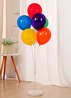 Пластикова підставка для 7 повітряних куль, стійка тримач для кульок висота100 см без куль