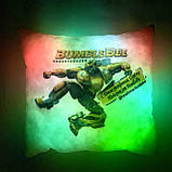 Подушка-нічник Робот Бамблбі — нічник робот Бамблбі — трансформер Бамблбі іграшка світильник, фото 8