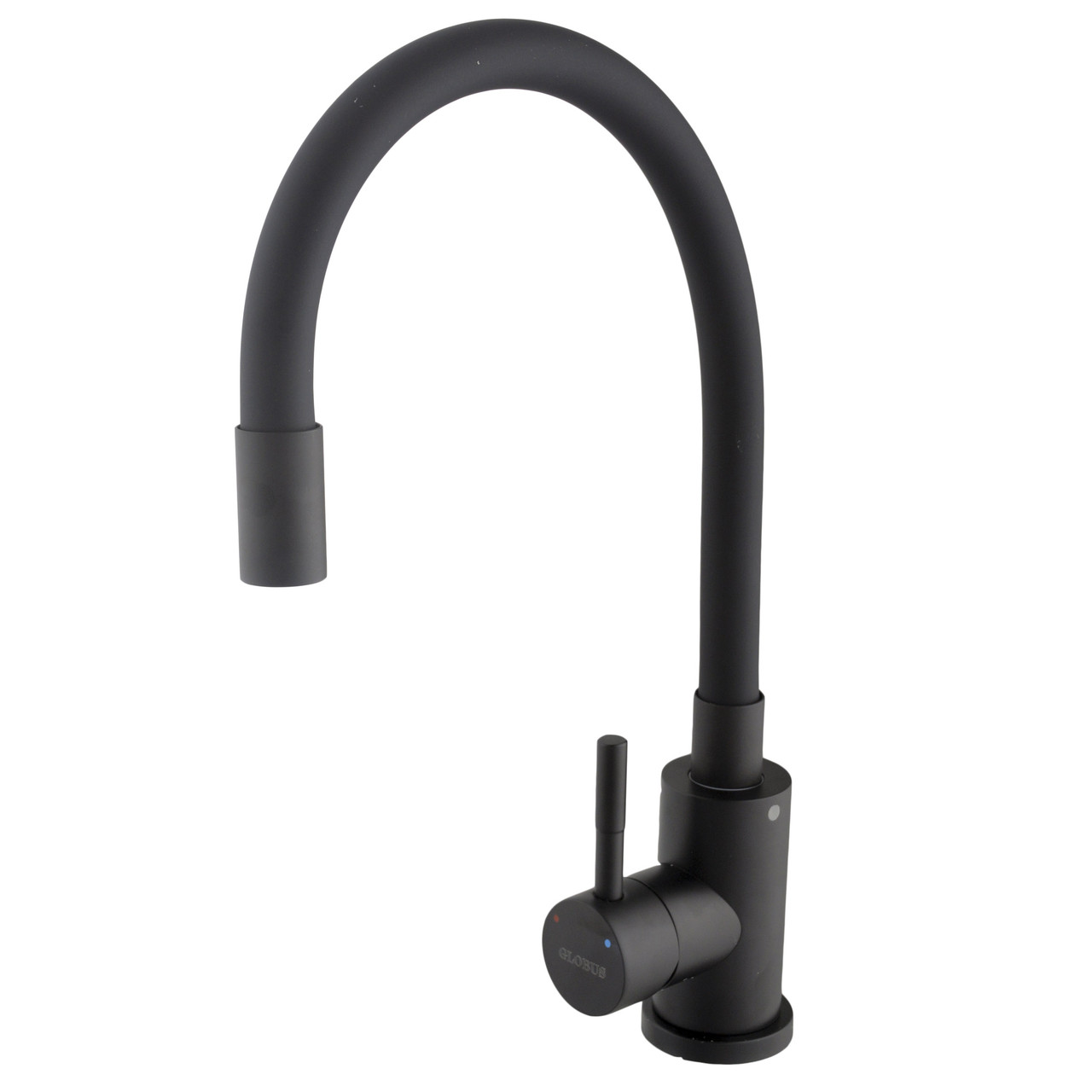 Кухонний змішувач Globus Lux ALPEN SBT1-203SB-BB чорний гнучкий