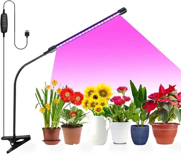 Світлодіодний фітосвітильник Green House Pro  (9W) на прищепці