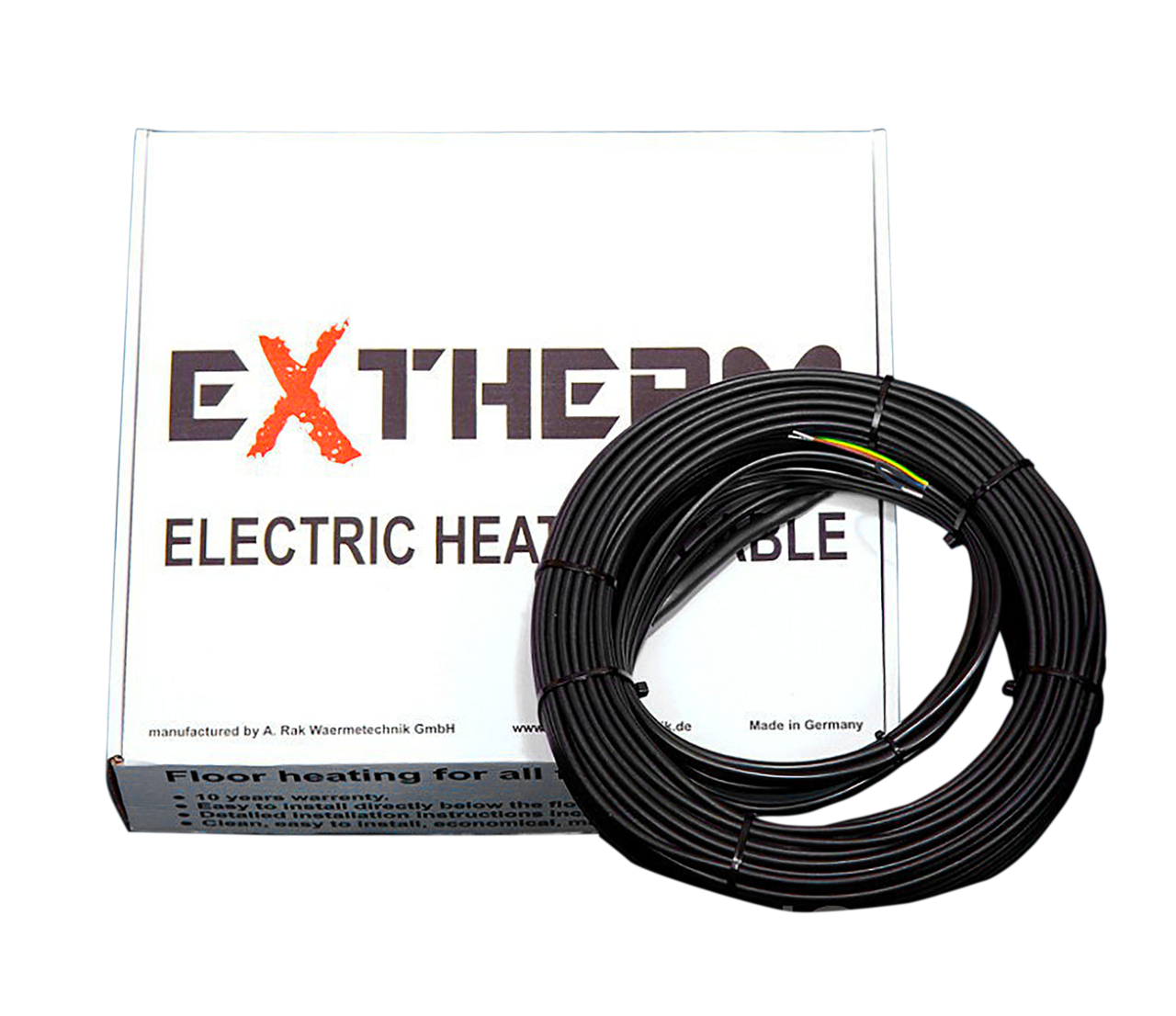 Тёплый пол. Нагревательный кабель двухжильный Extherm ETT ECO 30-2790 - фото 1 - id-p1969535967