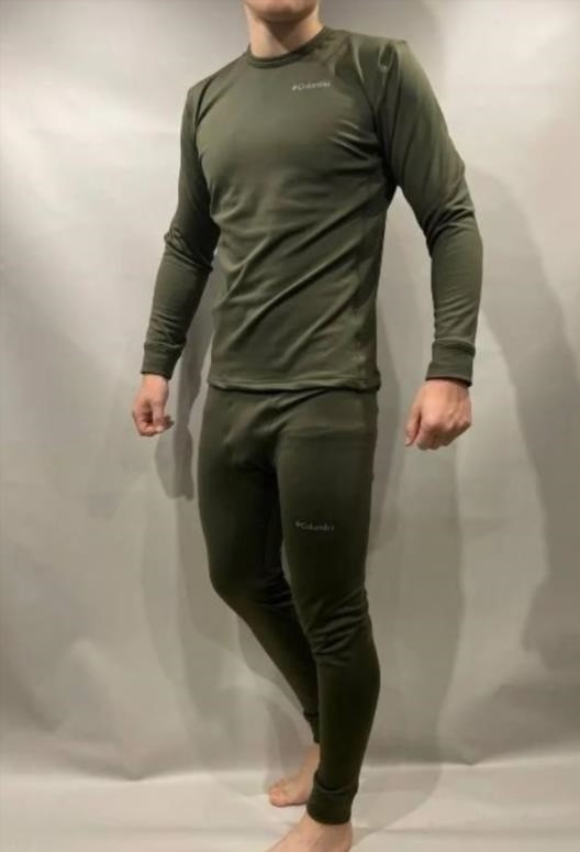Флісова зимова термобілизна військова зсувата білизна найкраща для зими Оливкова M, фото 1