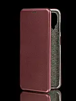 Чехол книжка для Samsung A12/M12 чохол самсунг а12/м12 чохол книжка с функцией подставки бордовий колір
